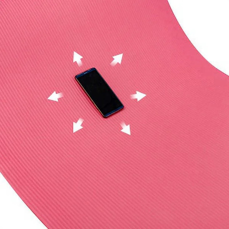 Extra Thick Yoga Mat 31.5"X72"X0.39" Thickness 9Mm -Eco Friendly Material- with High Density Anti-Tear Exercise Bolster