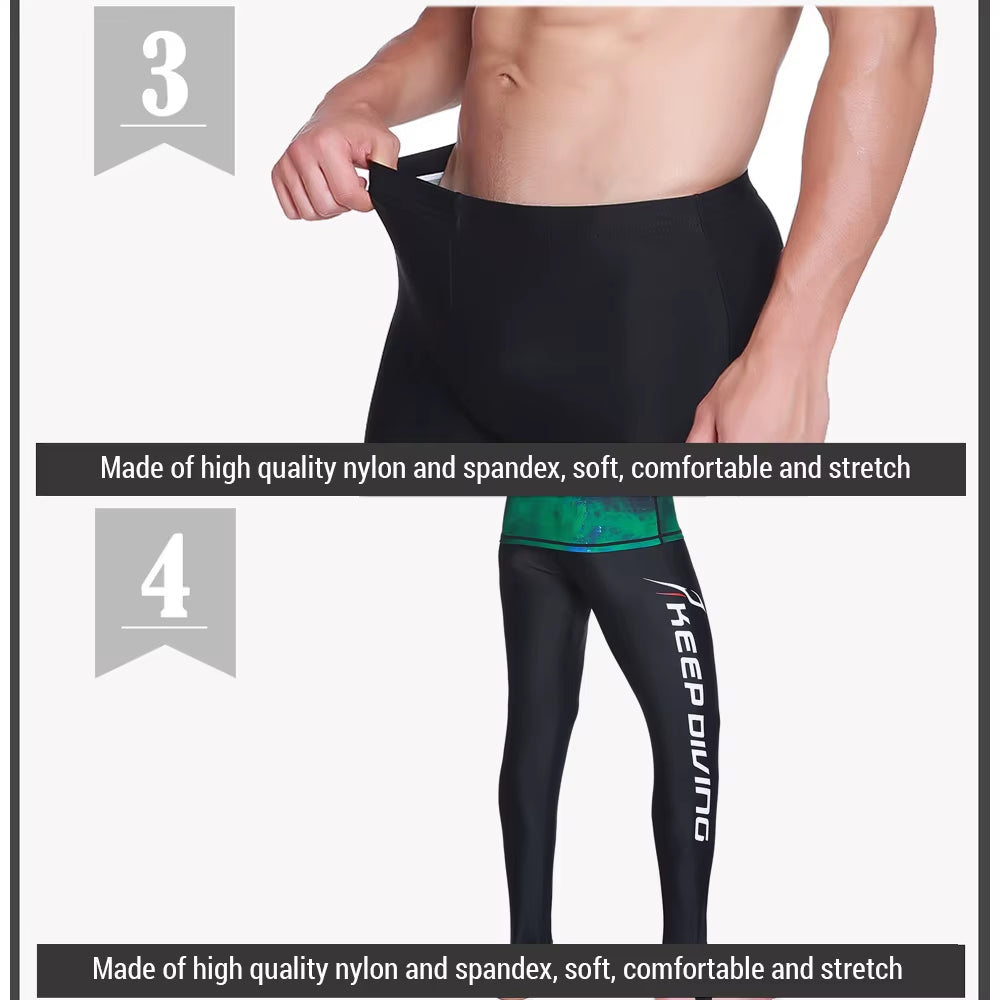 Sun Protection Diving Long Pants Swimwear Wetsuit Tights Legging for Men Women