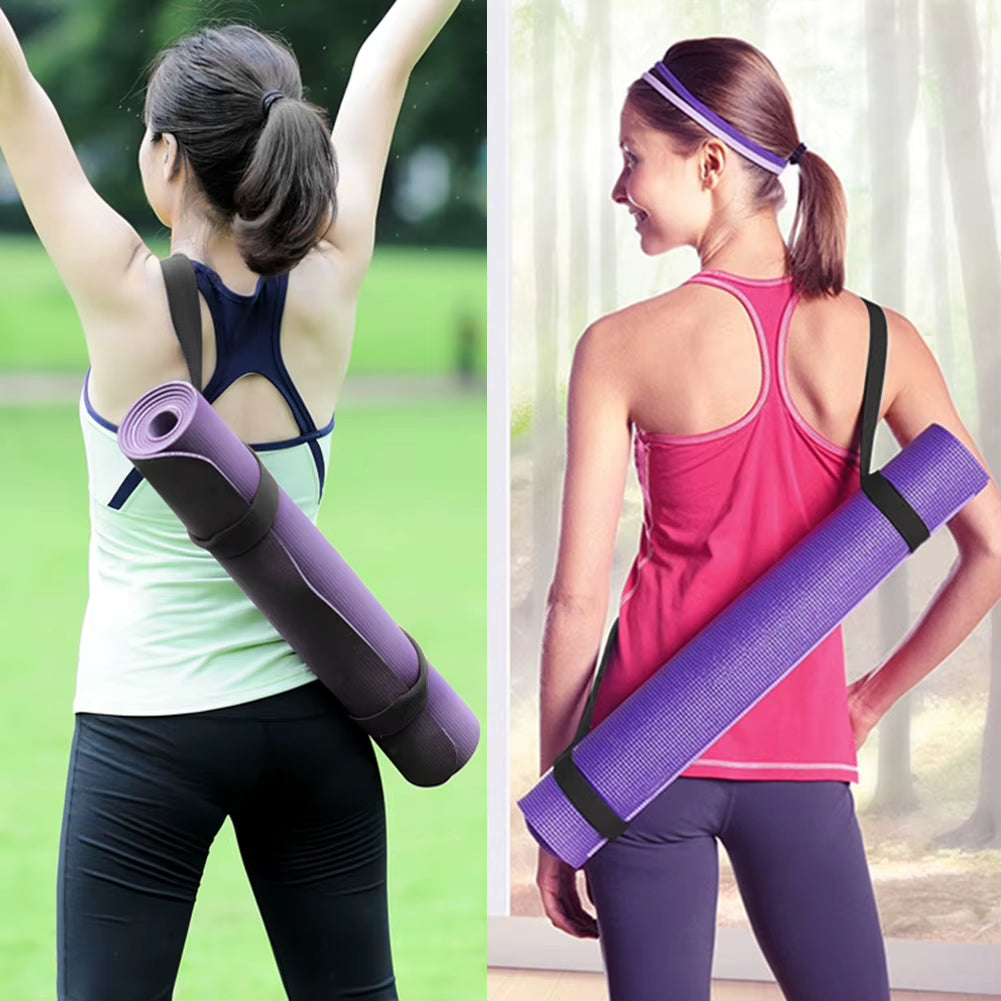 Yoga Mat Sling Carrier Exercise Sport Sling Shoulder Carry Adjustable Stretch Carrying Home Gym Fitness Equipment