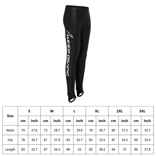 Sun Protection Diving Long Pants Swimwear Wetsuit Tights Legging for Men Women