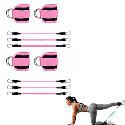 2Pcs ,Legs Training Exercise  for Working Out,Strength Activation Bands Exercise Bands,Pink1