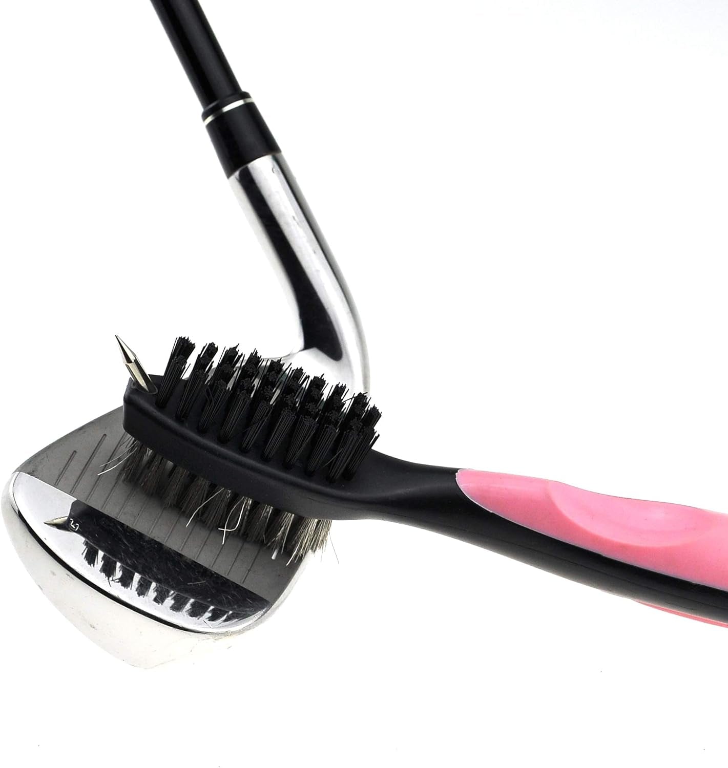 Golf Towels - Microfiber Waffle Pattern Tri-Fold, Brush Tool Kit with Club Groove Cleaner with Retractable Cord and Clip, for Men Women, Golf Gift