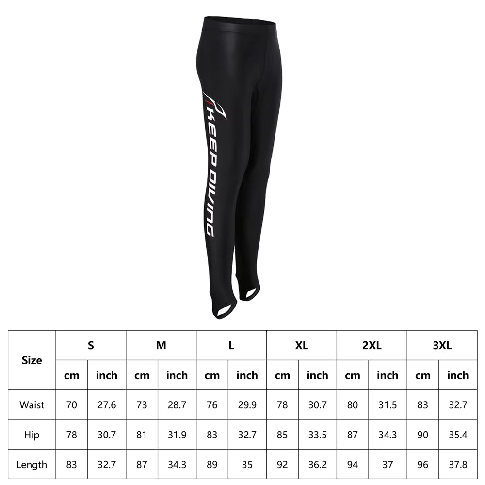 Sun Protection Diving Long Pants Swimwear Wetsuit Tights Legging for Men Women