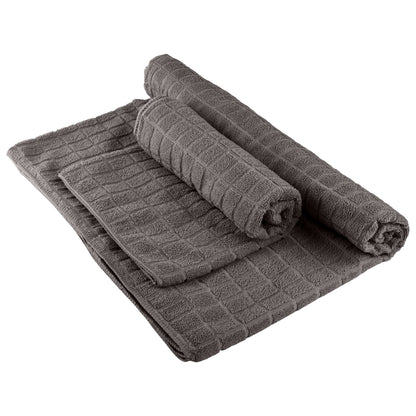 Yoga Towel Set - 72X24 Nonslip Towel for Hot Yoga and Pilates, Gray